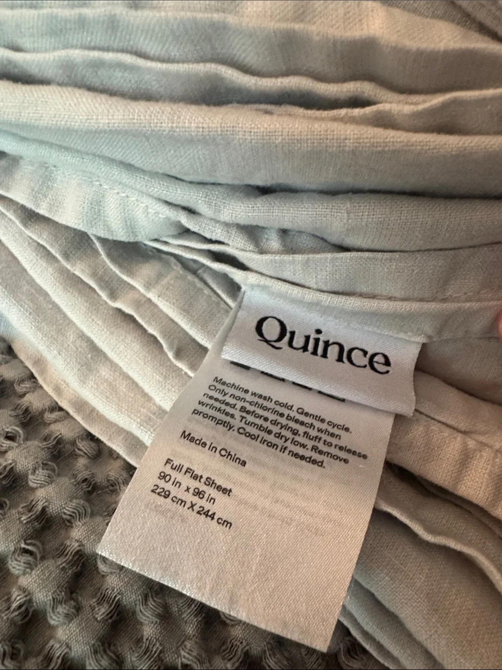 Quince European 4 Pieces Linen Sheet Set